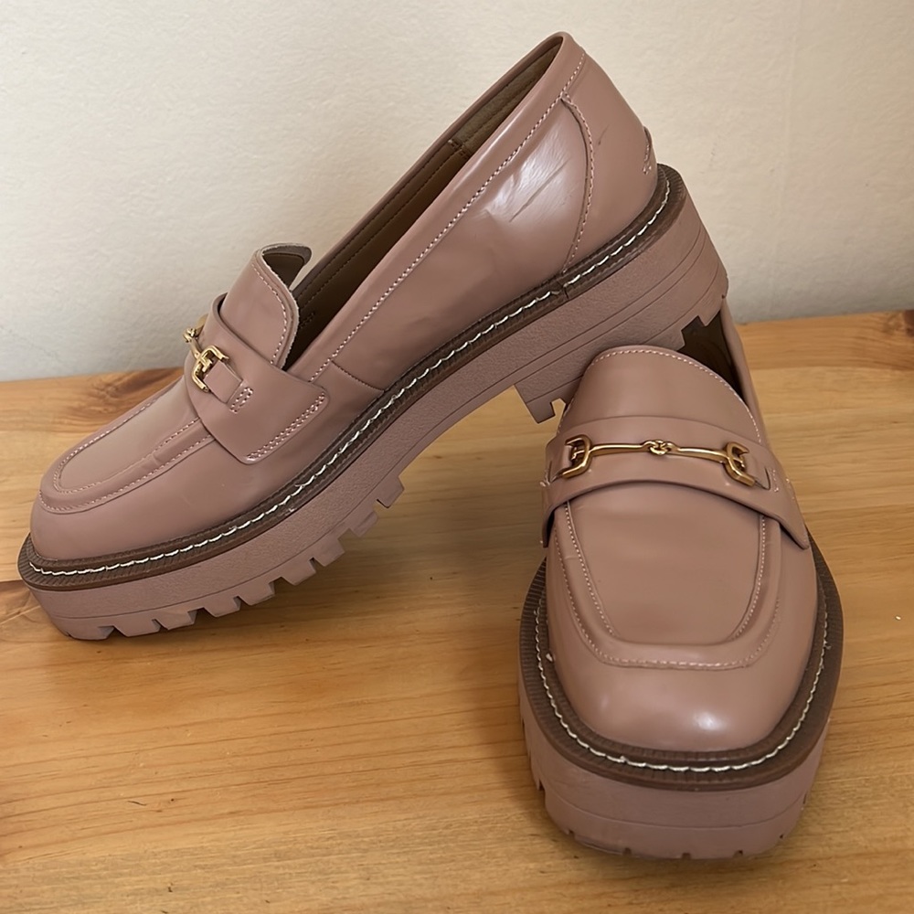 Sam Edelman chunky mauve loafers